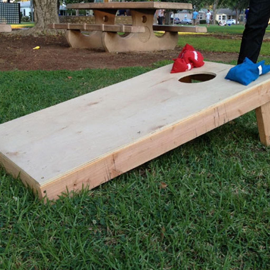 Cornhole Bean Bag Toss Hire Action Arcades